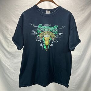 2014 Sturgis Black Hills Rally 74th Anniversary T-Shirt Graphic Tee XL